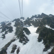 大観峰駅から黒部平駅へ下る