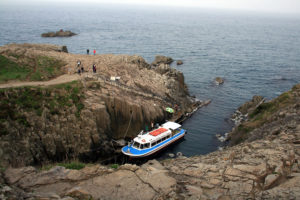 眼下には遊覧船：東尋坊の断崖絶壁を訪ねる