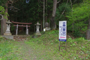 ここから本格的な山道