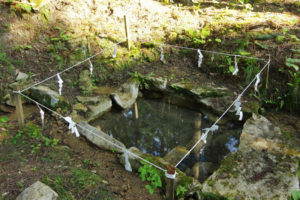 平成16年に見つかった「禊ぎの井戸」