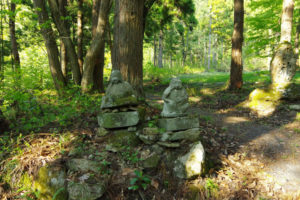 女人禁制の修験の山に祀られることが多いという山姥