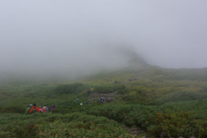 登山客が続々：月山に登る　2014年－姥沢コース－