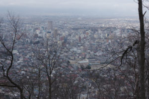 山形市内：千歳山を登る － 2016年1月3日