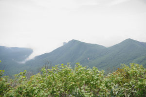 屏風岳より不忘山の方向：南蔵王トレッキング（刈田峠登山口～屏風岳）－ 2016年6月