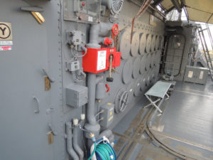 処分用爆雷庫：海上自衛隊佐世保基地（倉島岸壁）を見学